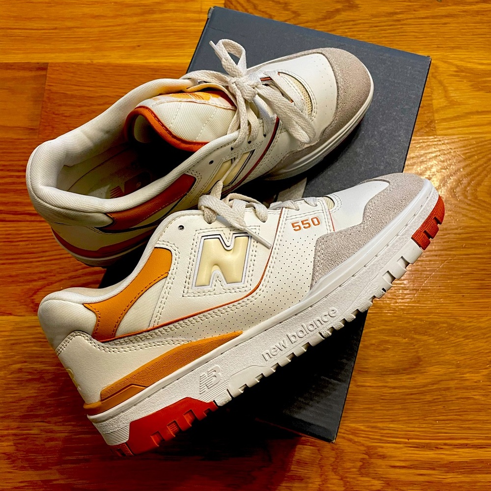 The New Balance 550 Au Lait (Women's) (lightly used)